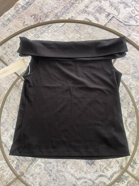 Off-Shoulder Black Women's Camisole